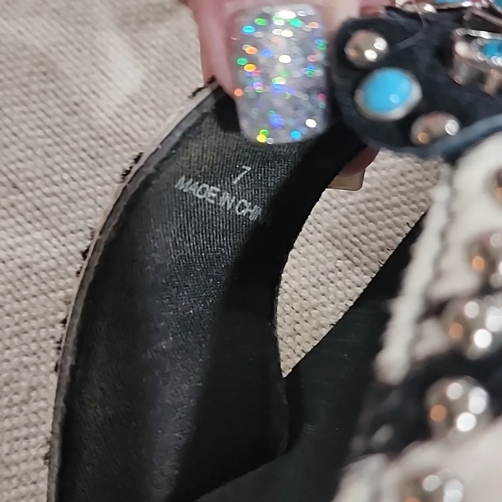 Justin Sandals. NWOT - Picture 7 of 8